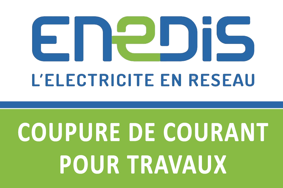 affichette enedis coupure de courant