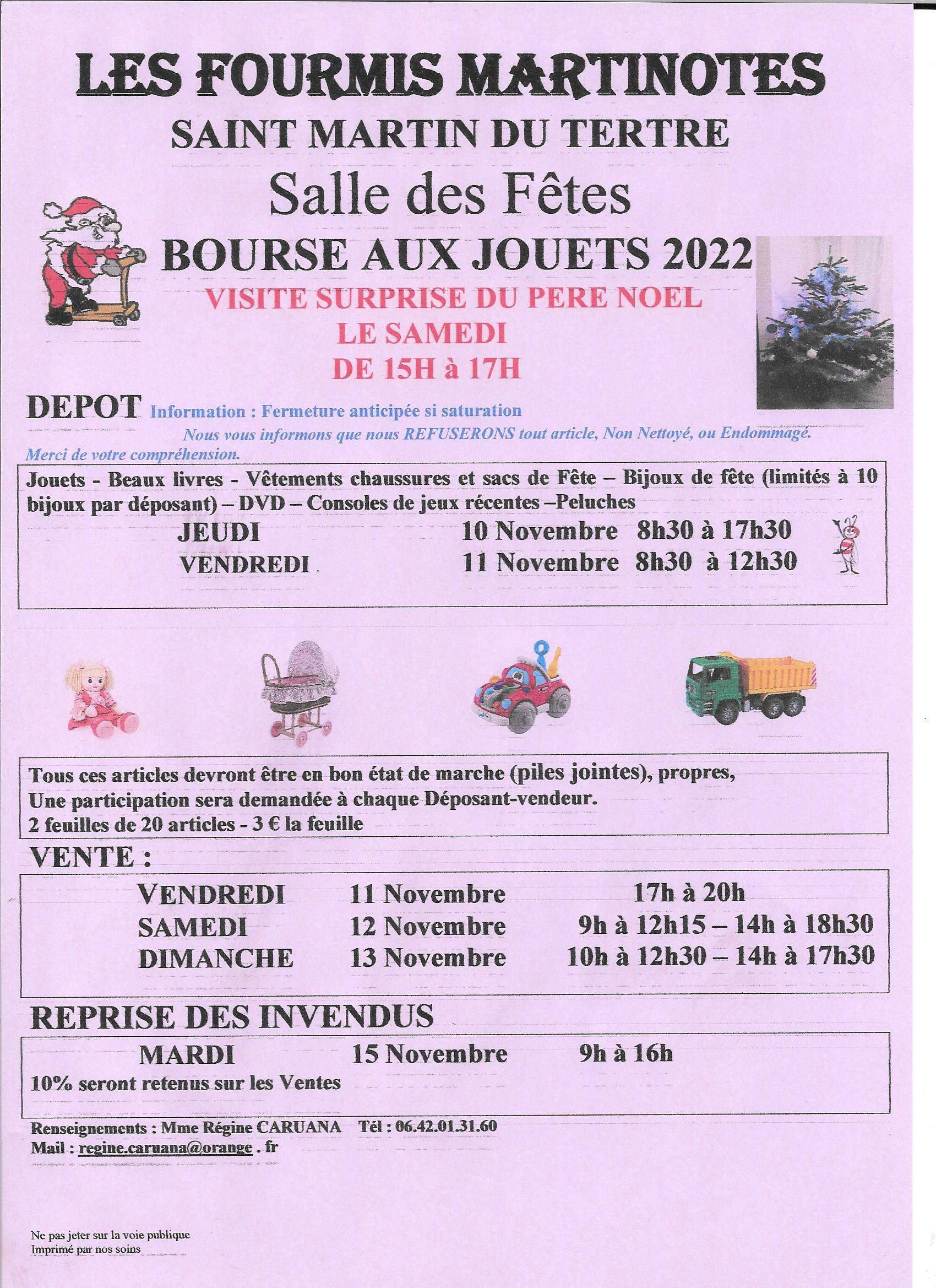 Affichette bourse aux jouets