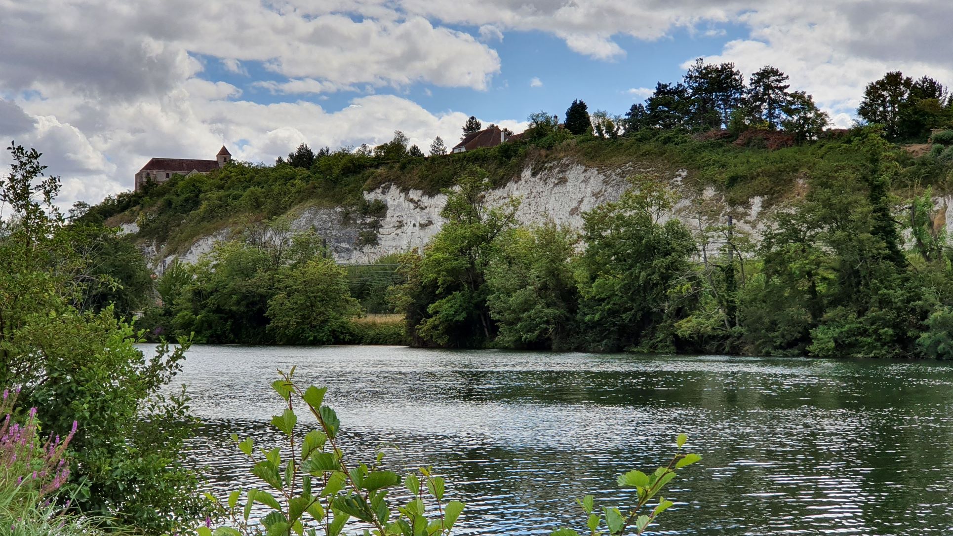 La falaise de craie