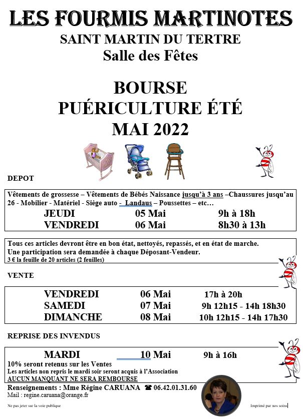 affichette bourse puericulture